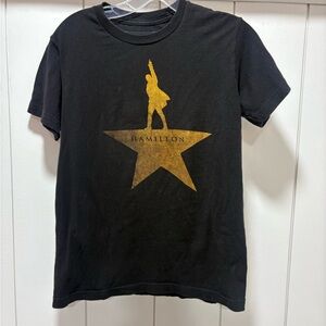 Creative Goods "HAMILTON" Black Adult Size Small Short Sleeve T-Shirt
